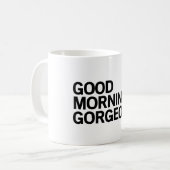 Gutenmorgen herrlich kaffeetasse (Vorderseite Links)