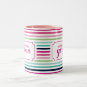 Gutenmorgen herrlich zweifarbige tasse (Mittel)