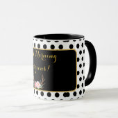 Gutenmorgen-herrliche Kaffee-Tasse Tasse (VorderseiteRechts)