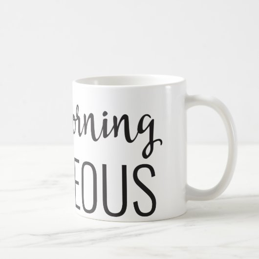 Gutenmorgen-herrliche Tasse 11oz (Rechts)