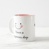 Gutenmorgen-herrliche Tasse - haben Sie einen (Vorderseite Links)