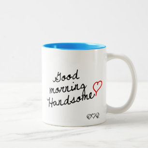 Gutenmorgen hübsch! zweifarbige tasse