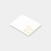 Gutenmorgen jeder französisches hallo Everbody Post-it Klebezettel (angewinkelt)