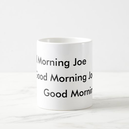Gutenmorgen Joe Kaffeetasse (Mittel)