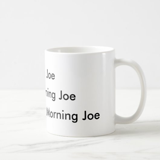 Gutenmorgen Joe Kaffeetasse (Rechts)
