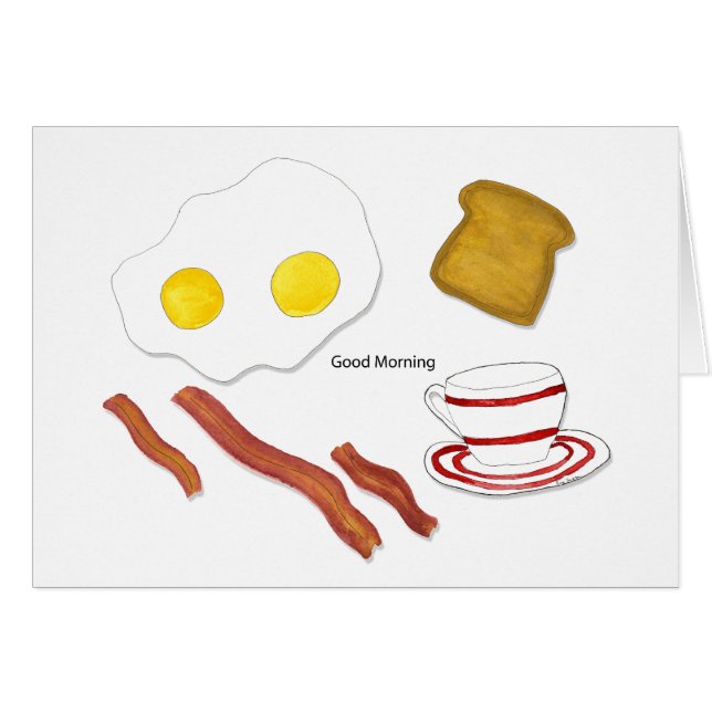 Gutenmorgen-Karten (Vorderseite (Horizontal))