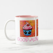 Gutenmorgen-kleiner Kuchen! TASSE (Links)