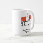 Gutenmorgen, meine Liebe-Kaffee-Tasse Kaffeetasse (VorderseiteRechts)