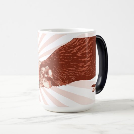 Gutenmorgen-Mutter Cluckers Verwandlungstasse (VorderseiteRechts)