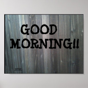 GUTENmorgen!! PLAKAT