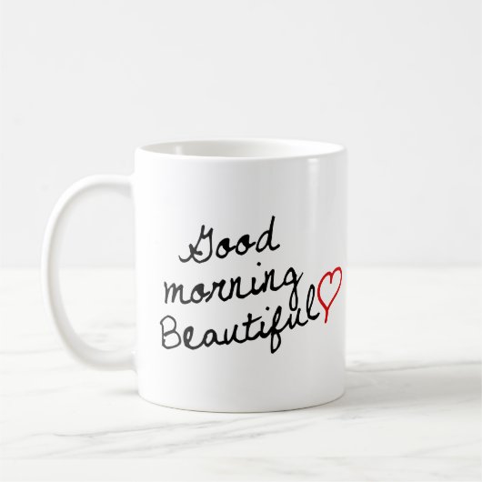 Gutenmorgen schön! kaffeetasse (Links)