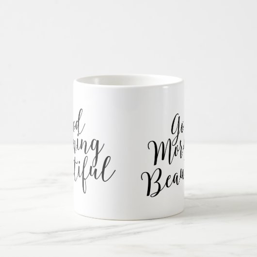 Gutenmorgen-schöne Kaffee-Tasse Kaffeetasse (Mittel)