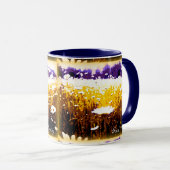 Gutenmorgen-schönes Nordwestgänseblümchen-Feld Tasse (VorderseiteRechts)