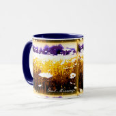 Gutenmorgen-schönes Nordwestgänseblümchen-Feld Tasse (Vorderseite Links)