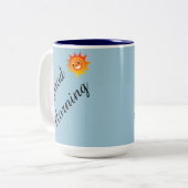 Gutenmorgen… sehe ich die Meuchelmörder versagt zu Zweifarbige Tasse (Vorderseite Links)