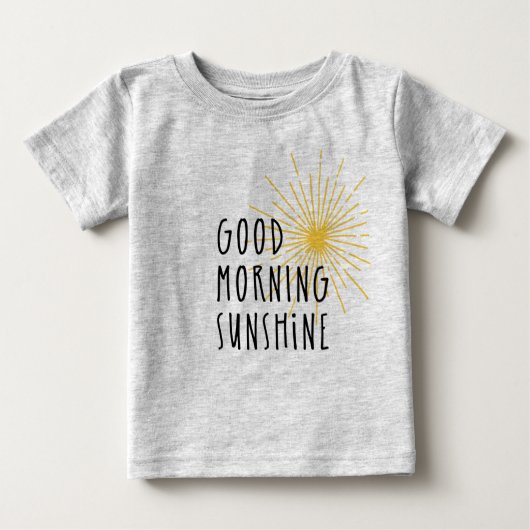 Gutenmorgen-Sonnenschein Baby T-shirt (Vorderseite)