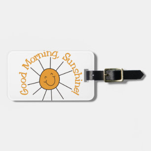 Gutenmorgen-Sonnenschein Gepäckanhänger