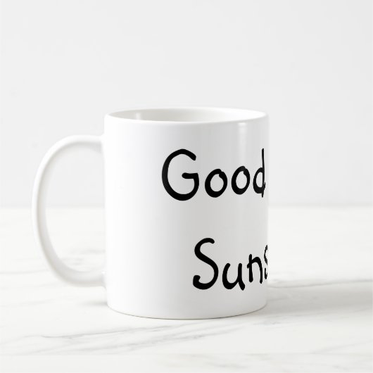 Gutenmorgen-Sonnenschein. (: Kaffeetasse (Links)