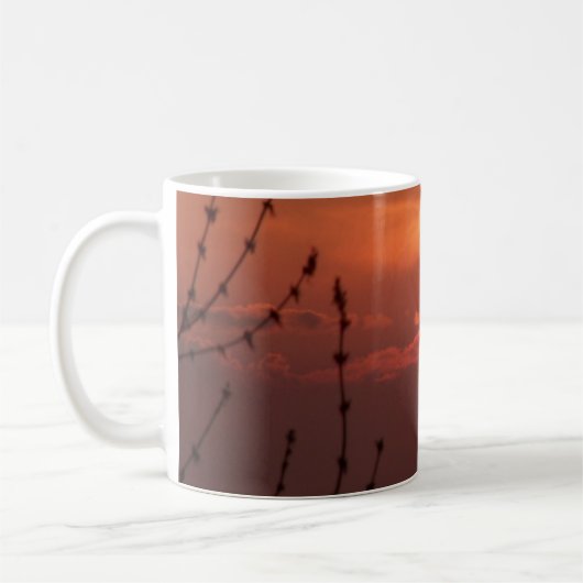 Gutenmorgen-Sonnenschein Kaffeetasse (Links)