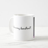 Gutenmorgen-Sonnenschein-maltesische Tasse (Vorderseite Links)