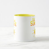 Gutenmorgen-Sonnenschein! Tasse (Zentrum)