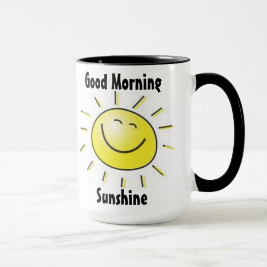 Gutenmorgen-Sonnenschein-Tasse Tasse (Rechts)