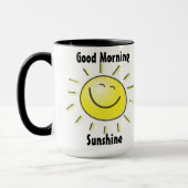 Gutenmorgen-Sonnenschein-Tasse Tasse (Links)
