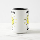 Gutenmorgen-Sonnenschein-Tasse Tasse (Zentrum)