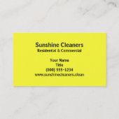 Gutenmorgen-Sonnenschein Visitenkarte (Rückseite)