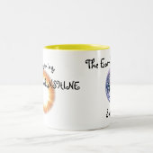 Gutenmorgen, Sonnenschein, Zweifarbige Tasse (Mittel)