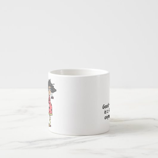 GutenmorgenOxymoron Espressotasse (Vorderseite)