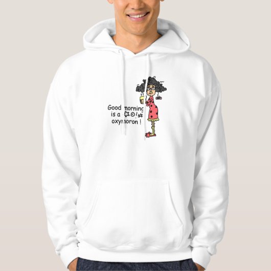 GutenmorgenOxymoron Hoodie (Vorderseite)