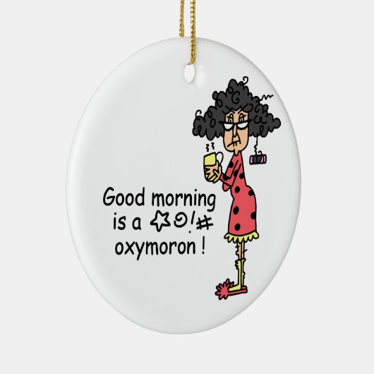 GutenmorgenOxymoron Keramikornament (Rechts)