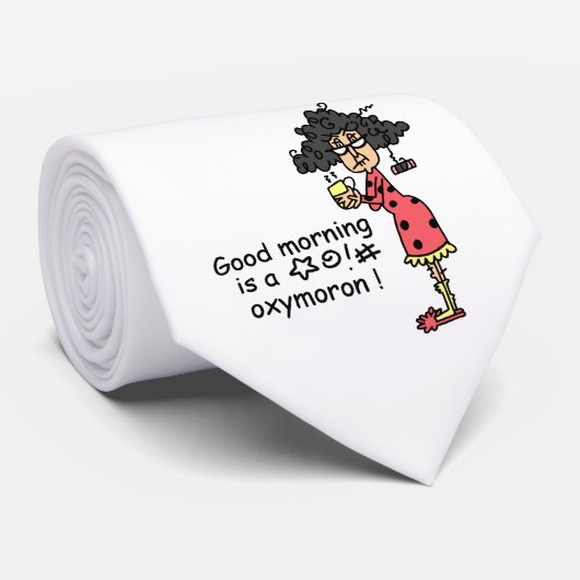 GutenmorgenOxymoron Krawatte (Gerollt)