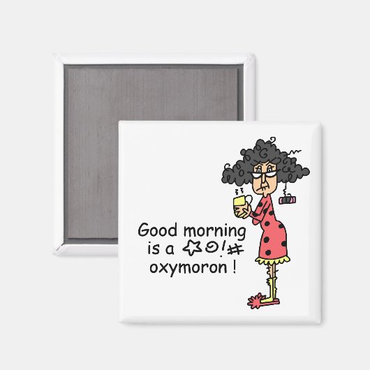 GutenmorgenOxymoron Magnet (Vorderseite/Rückseite)