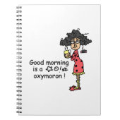 GutenmorgenOxymoron Notizblock (Vorderseite)