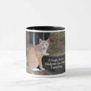 Güteorange Tabby-Katze 11 Unze-Tasse Tasse