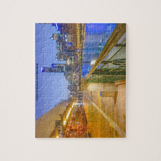 Guter Abend Melbourne Puzzle (Vertikal)