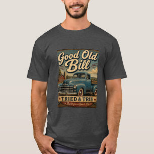 Guter alter Bill Lustiger Bill Vintage-LKW T-Shirt