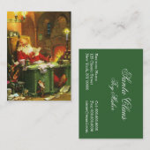 Guter alter Weihnachtsmann Visitenkarte (Vorne/Hinten)