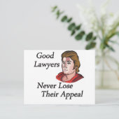 Guter Anwalt Postkarte (Stehend Vorderseite)