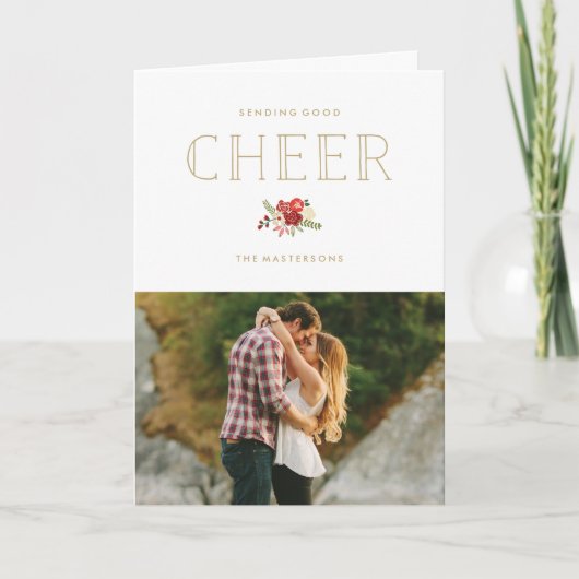 Guter Beifall Feiertagskarte (Vorderseite)