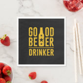 Guter Bier Drinker Serviette (Beispiel)