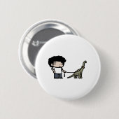 Guter Brachiosaurus Button (Vorne & Hinten)