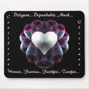 guter Charakter b… für immer… Mousepad