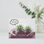 Guter Dream Big Satz Postkarte (Stehend Vorderseite)