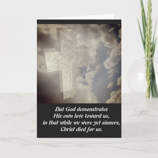 guter Freitag, religiöse Feiertage Feiertagskarte (Vorderseite)