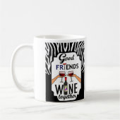 Guter Freund-Wein Kaffeetasse (Links)