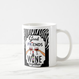 Guter Freund-Wein Kaffeetasse