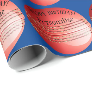 Guter Geburtsdatum für den Namen des Baller "Cust Geschenkpapier